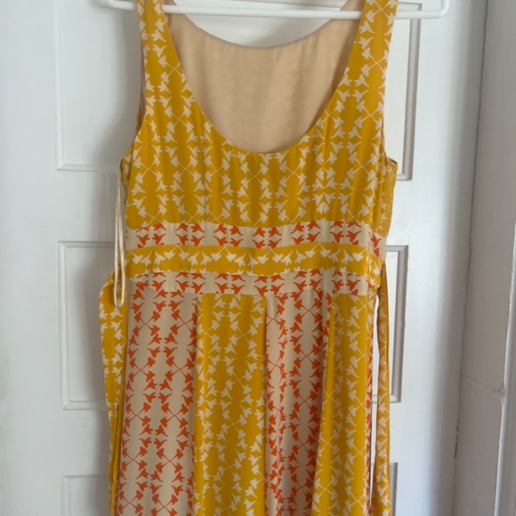 Charlotte by Charlotte Taylor Silk Maxi Hummingbird Dress, Anthropologie, Size 6 - Picture 4 of 7
